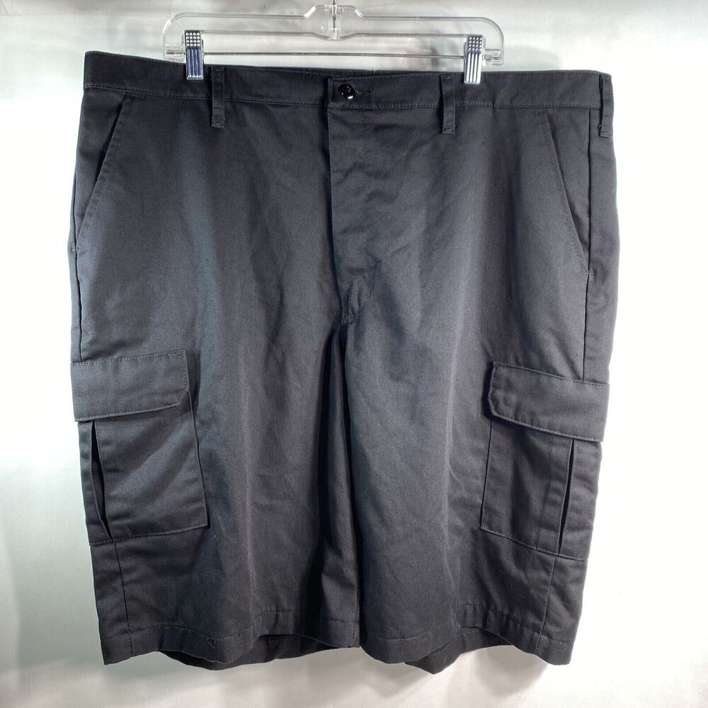 RED KAP Black Work Skate Cargo Shorts Men's Size 40